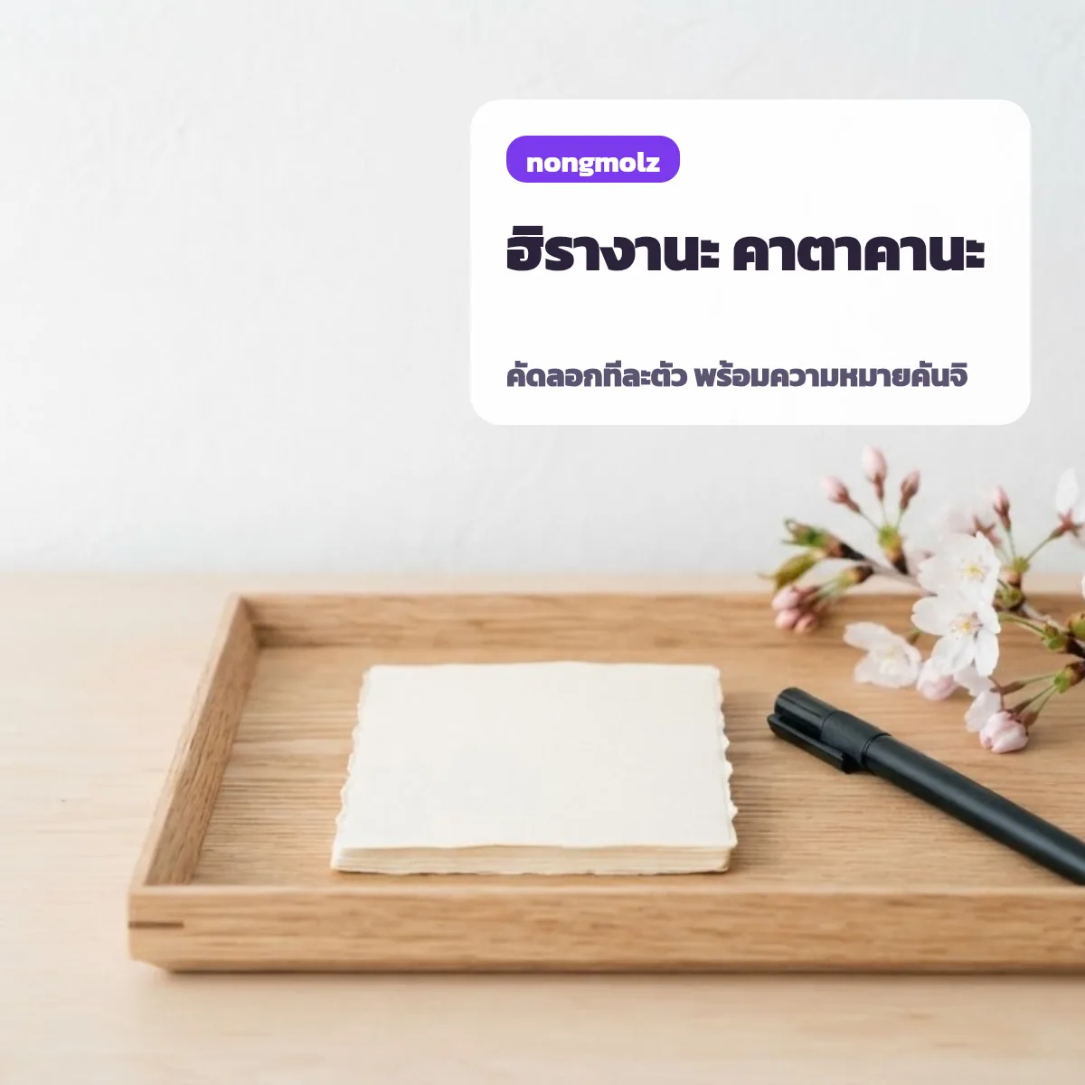 อักษรพิเศษญี่ปุ่น ฮิรางานะ คาตาคานะ คันจิ แต่งชื่อน่ารัก คัดลอกได้ nongmolz
